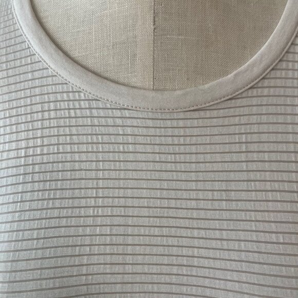Vintage Armani Collezioni Ribbed T-Shirt Size 6 - Picture 3 of 5
